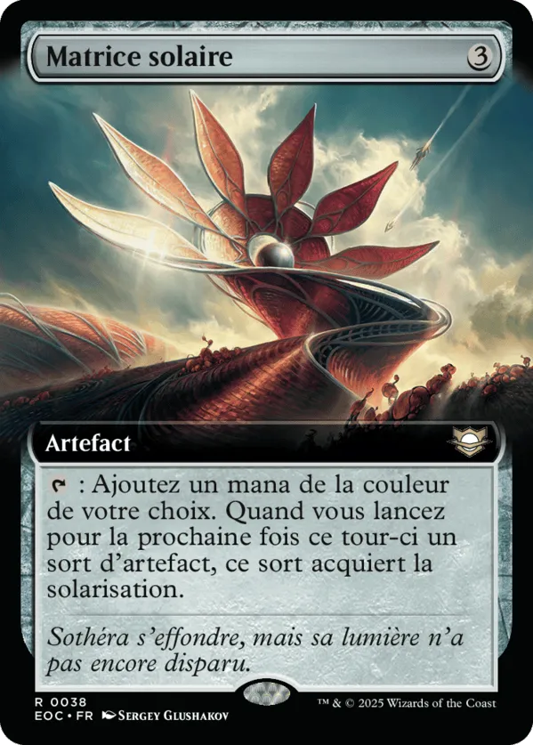 Matrice solaire — Edge of Eternities Commander — Magic: The Gathering