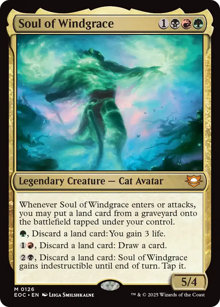 Âme de Vent des vertus — Edge of Eternities Commander — Magic: The Gathering