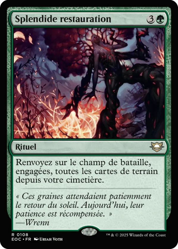 Splendide restauration — Edge of Eternities Commander — Magic: The Gathering