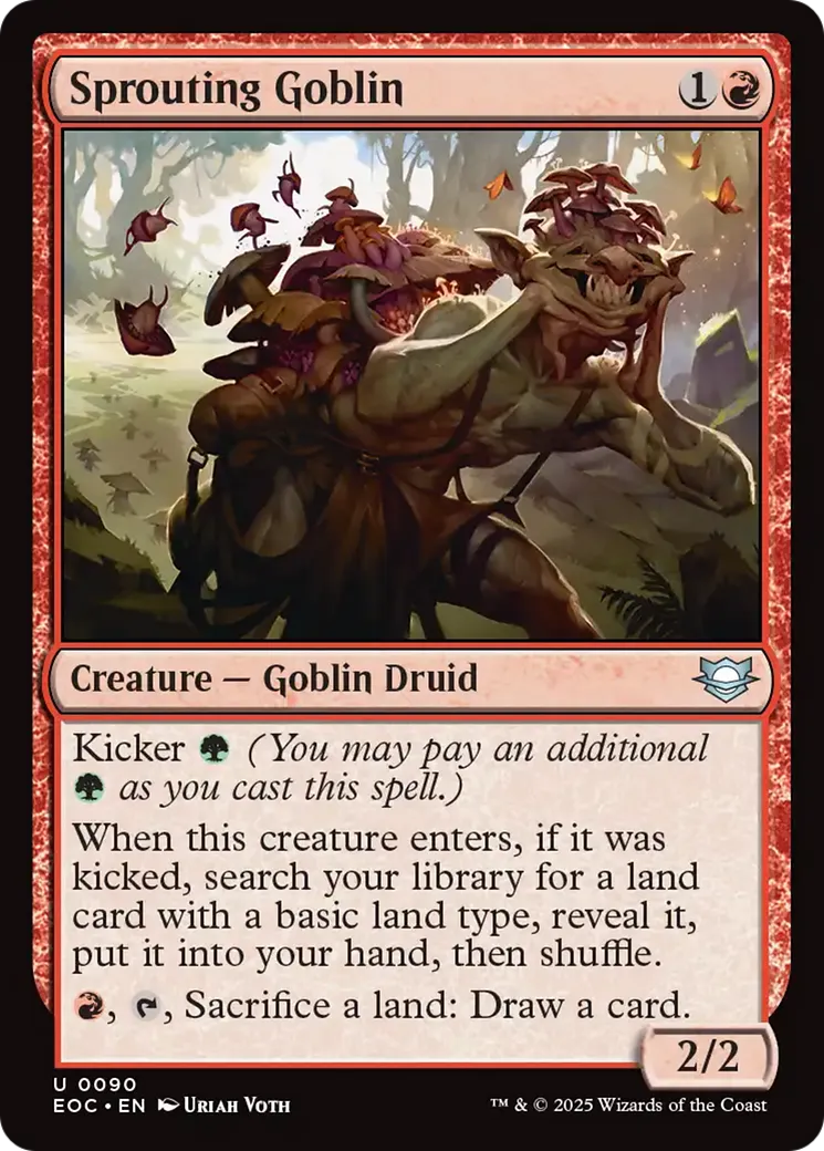 Gobelin bourgeonnant — Edge of Eternities Commander — Magic: The Gathering