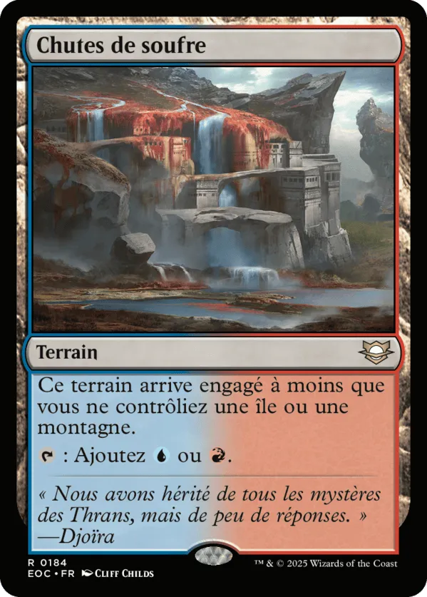 Chutes de soufre — Edge of Eternities Commander — Magic: The Gathering