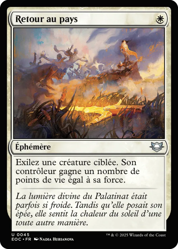 Retour au pays — Edge of Eternities Commander — Magic: The Gathering