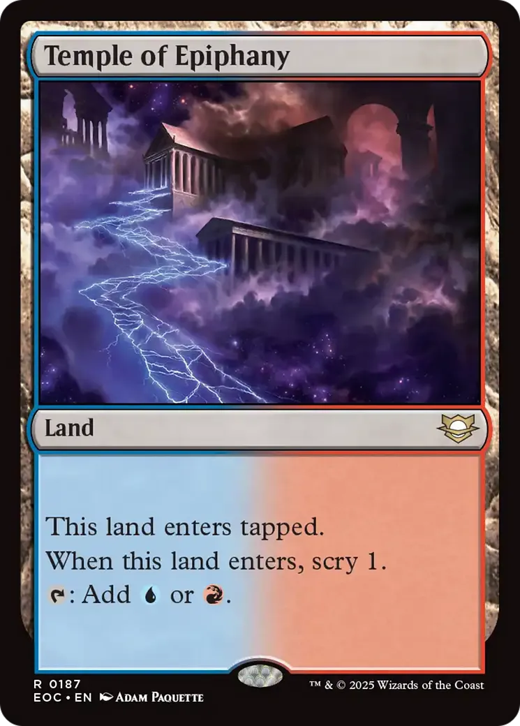 Temple de la révélation — Edge of Eternities Commander — Magic: The Gathering