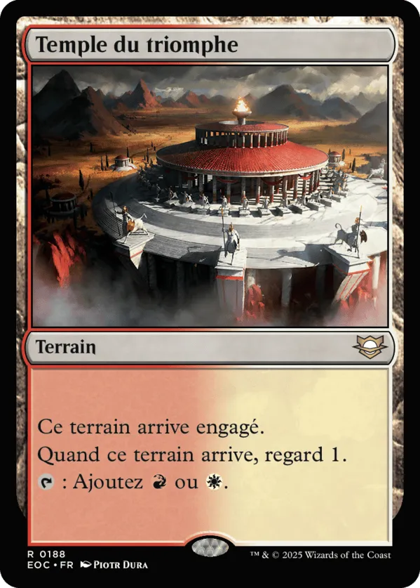 Temple du triomphe — Edge of Eternities Commander — Magic: The Gathering