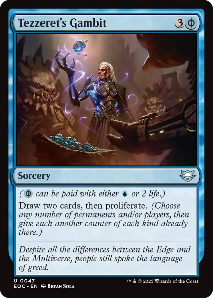 Tezzeret's Gambit — Edge of Eternities Commander — Magic: The Gathering