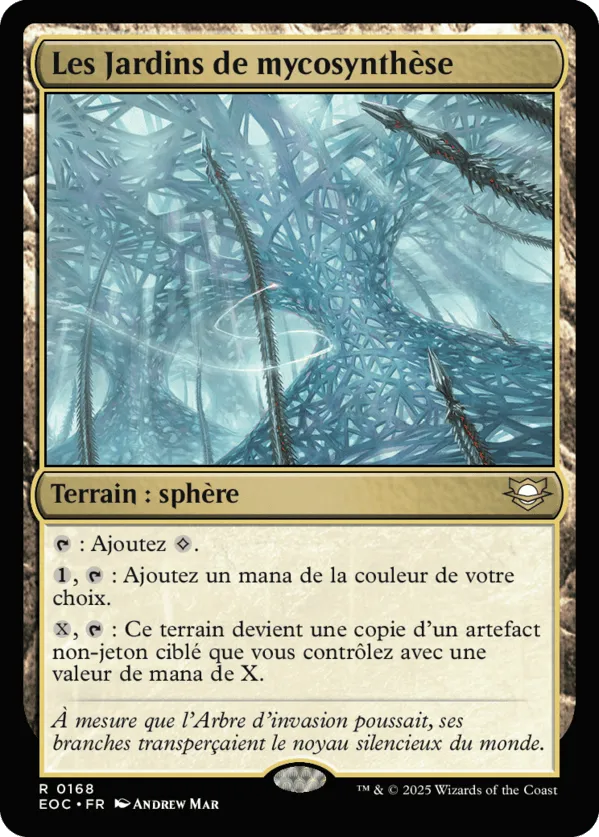 Les Jardins de mycosynthèse — Edge of Eternities Commander — Magic: The Gathering