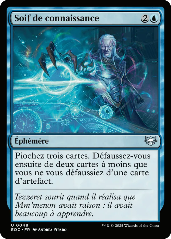 Soif de connaissance — Edge of Eternities Commander — Magic: The Gathering