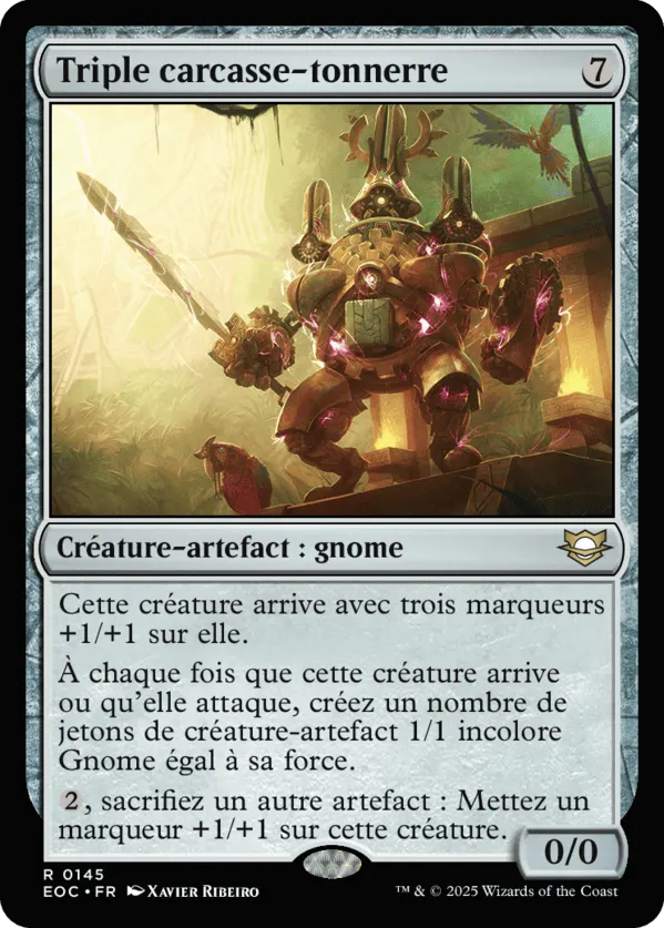 Triple carcasse-tonnerre from Edge of Eternities Commander - Magic: The Gathering