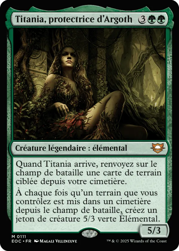 Titania, protectrice d'Argoth from Edge of Eternities Commander - Magic: The Gathering