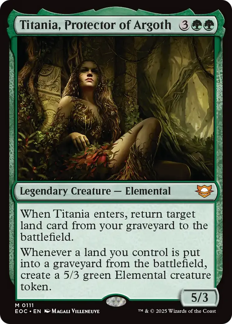 Titania, protectrice d'Argoth — Edge of Eternities Commander — Magic: The Gathering