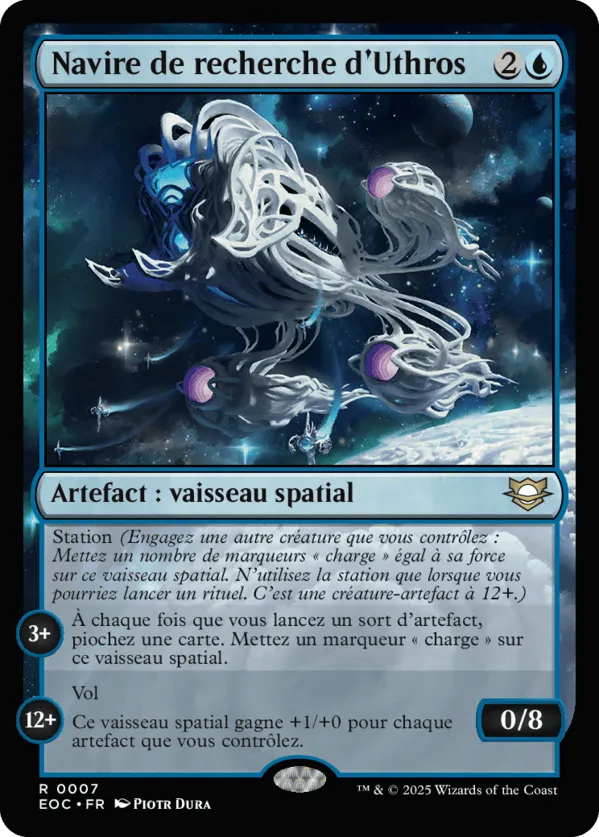 Navire de recherche d'Uthros from Edge of Eternities Commander - Magic: The Gathering
