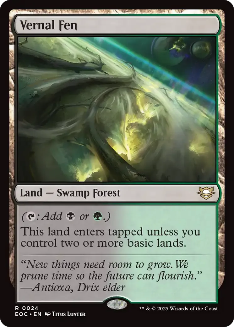 Vernal Fen — Edge of Eternities Commander — Magic: The Gathering