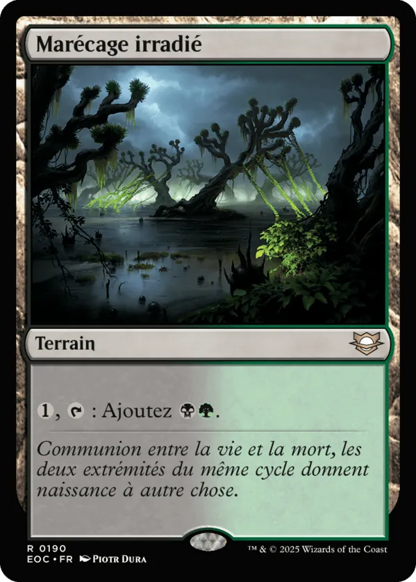 Marécage irradié — Edge of Eternities Commander — Magic: The Gathering