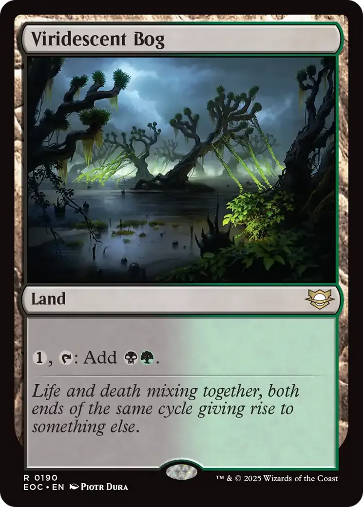Viridescent Bog — Edge of Eternities Commander — Magic: The Gathering