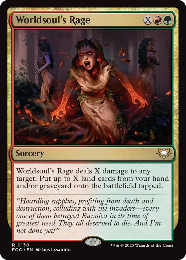 Worldsoul's Rage — Edge of Eternities Commander — Magic: The Gathering
