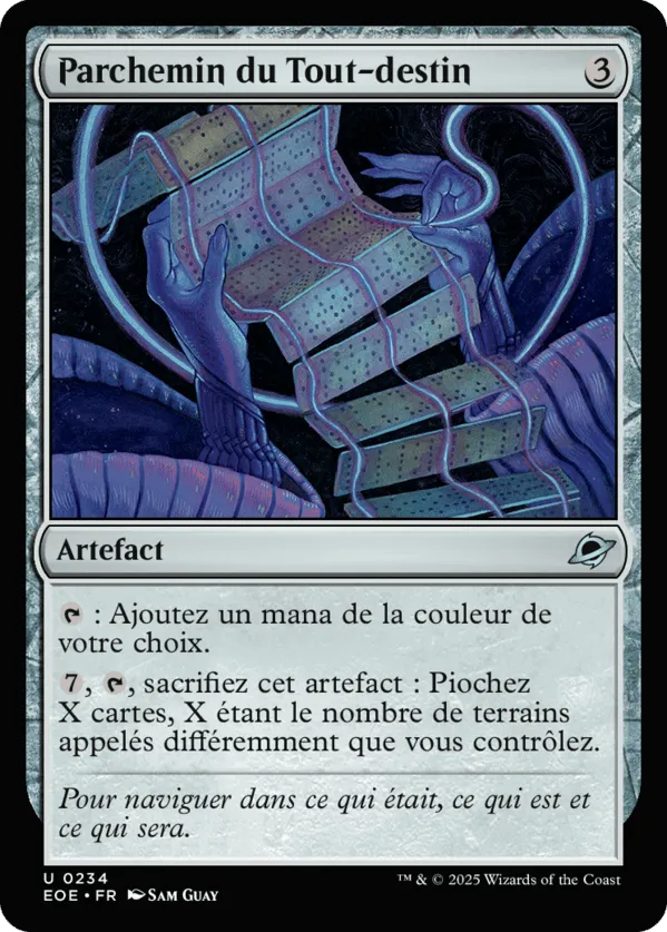 Parchemin du Tout-destin — Edge of Eternities — Magic: The Gathering