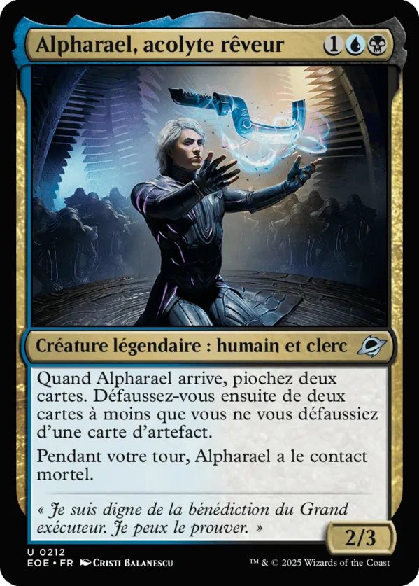 Alpharael, acolyte rêveur — Edge of Eternities — Magic: The Gathering