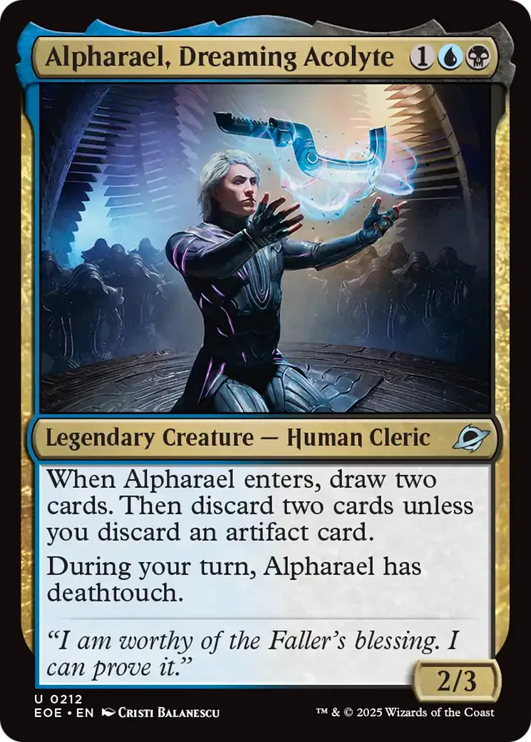 Alpharael, Dreaming Acolyte — Edge of Eternities — Magic: The Gathering