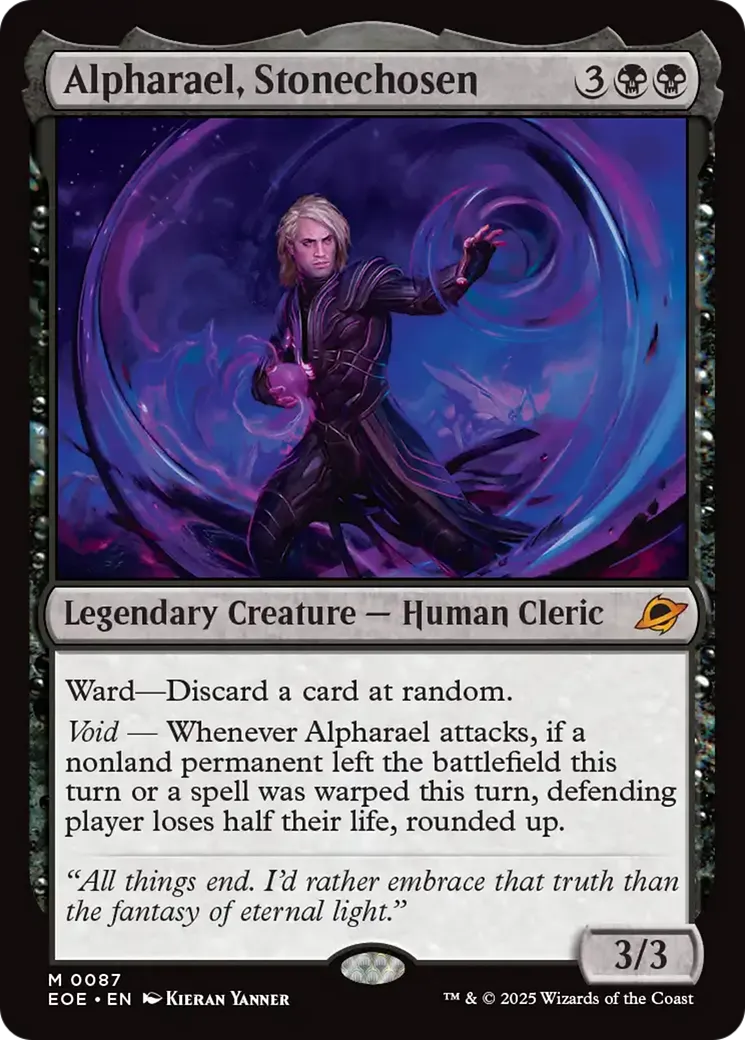 Alpharael, Stonechosen — Edge of Eternities — Magic: The Gathering
