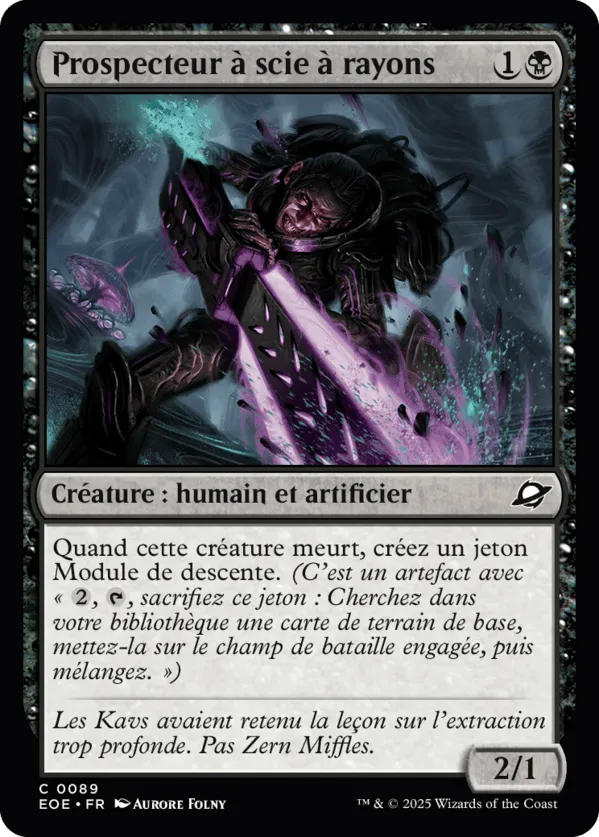 Prospecteur à scie à rayons — Edge of Eternities — Magic: The Gathering