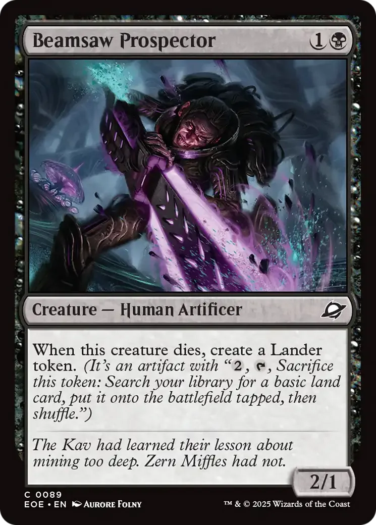 Prospecteur à scie à rayons — Edge of Eternities — Magic: The Gathering