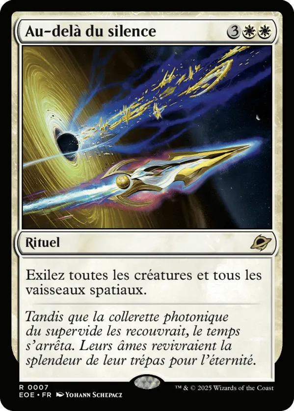 Au-delà du silence — Edge of Eternities — Magic: The Gathering