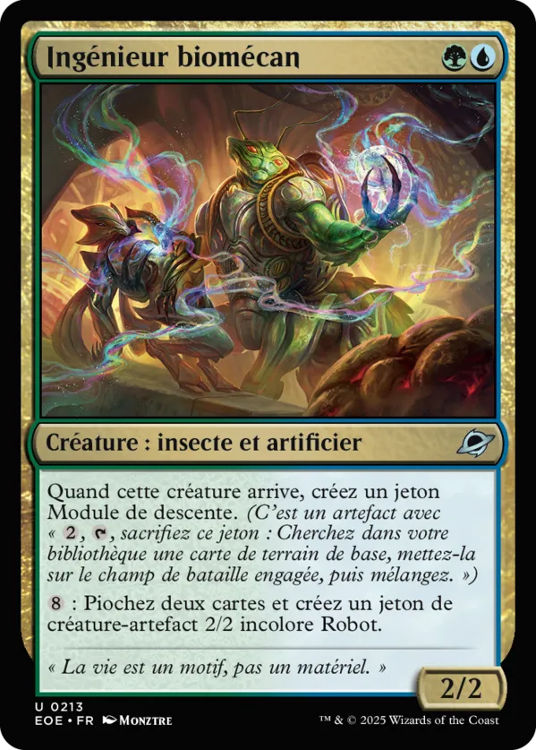 Ingénieur biomécan — Edge of Eternities — Magic: The Gathering