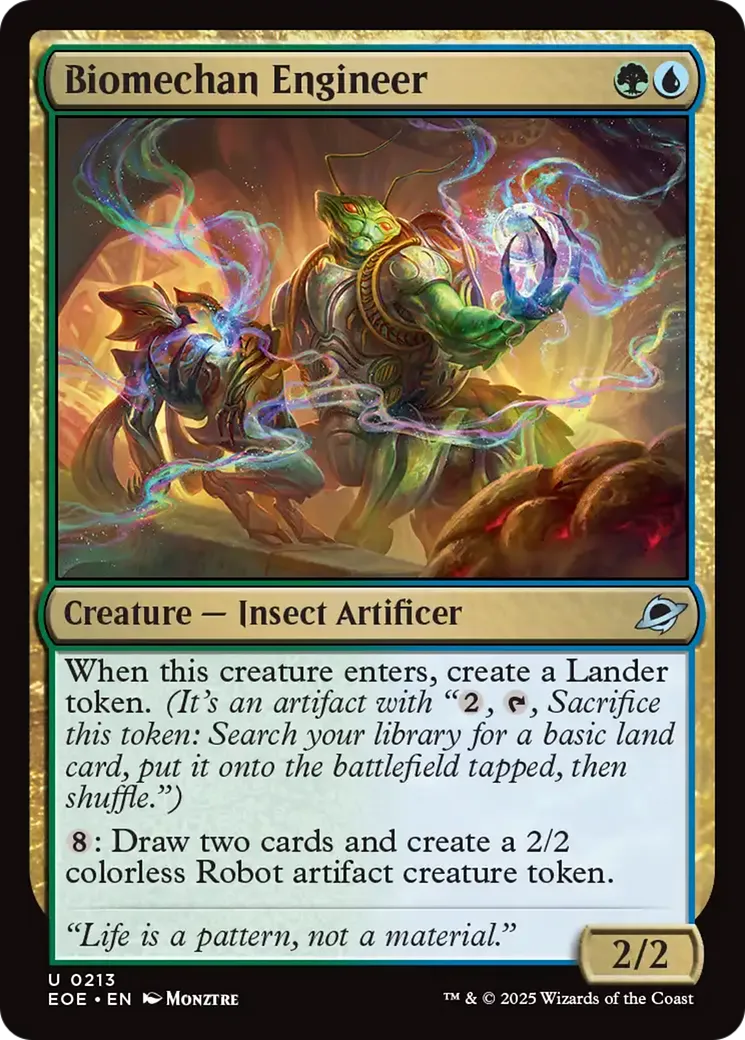 Ingénieur biomécan — Edge of Eternities — Magic: The Gathering