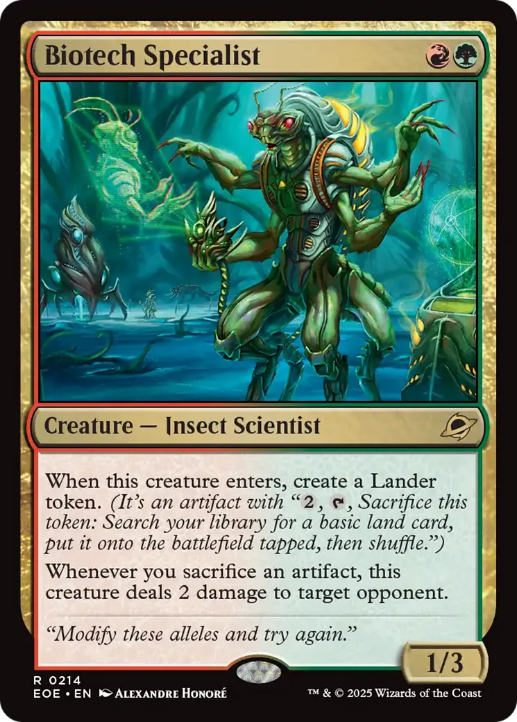 Spécialiste biotech — Edge of Eternities — Magic: The Gathering