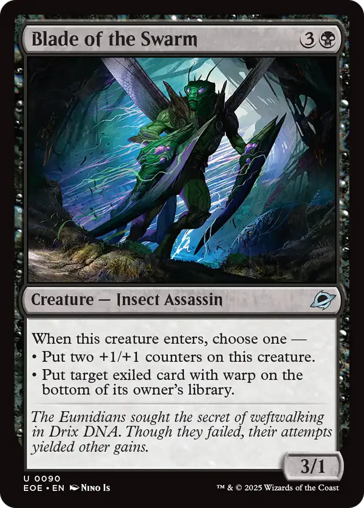 Lame de l'essaim — Edge of Eternities — Magic: The Gathering