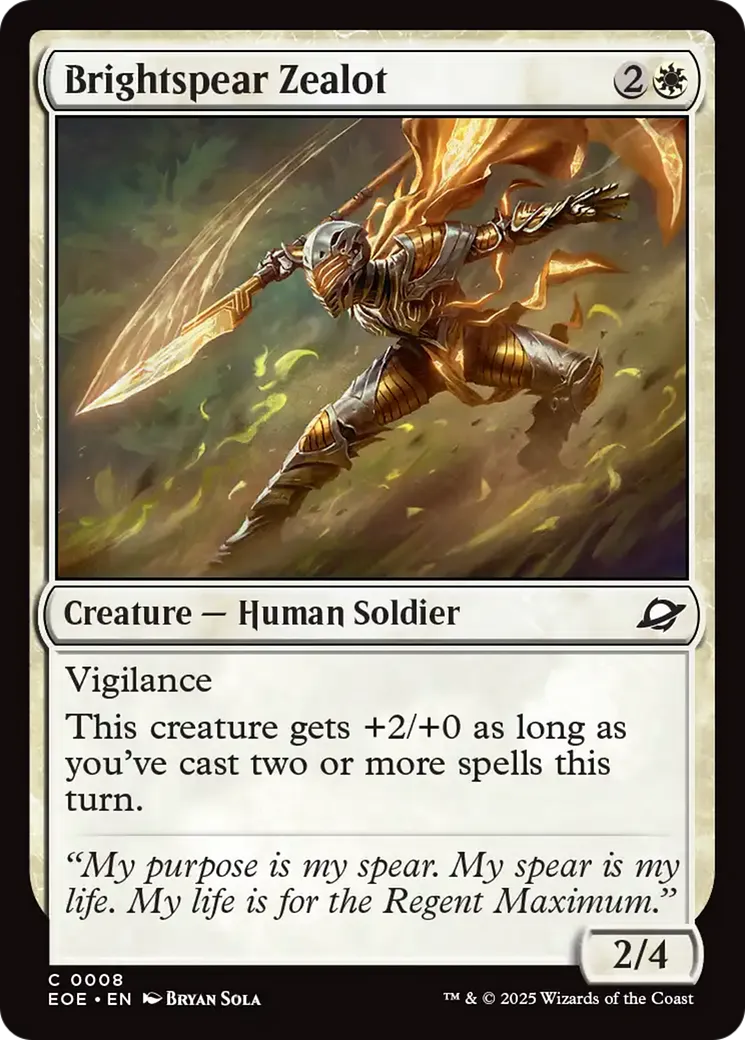 Zélatrice clairelame — Edge of Eternities — Magic: The Gathering