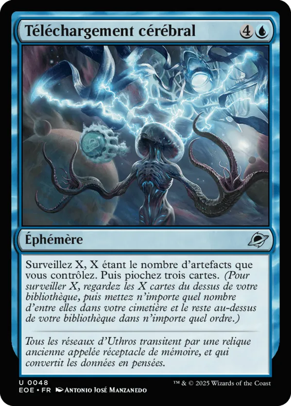Téléchargement cérébral — Edge of Eternities — Magic: The Gathering