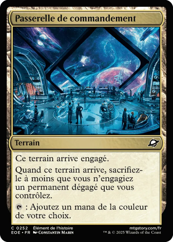 Passerelle de commandement — Edge of Eternities — Magic: The Gathering