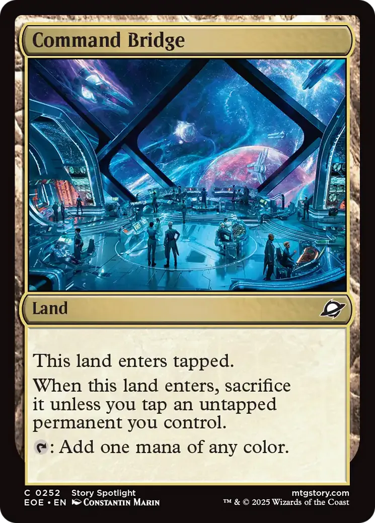 Passerelle de commandement — Edge of Eternities — Magic: The Gathering