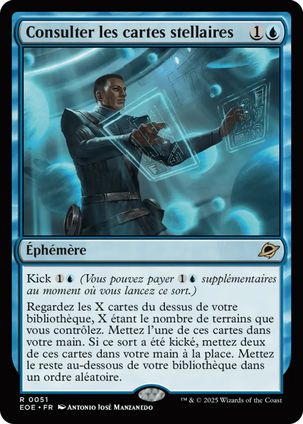 Consulter les cartes stellaires — Edge of Eternities — Magic: The Gathering