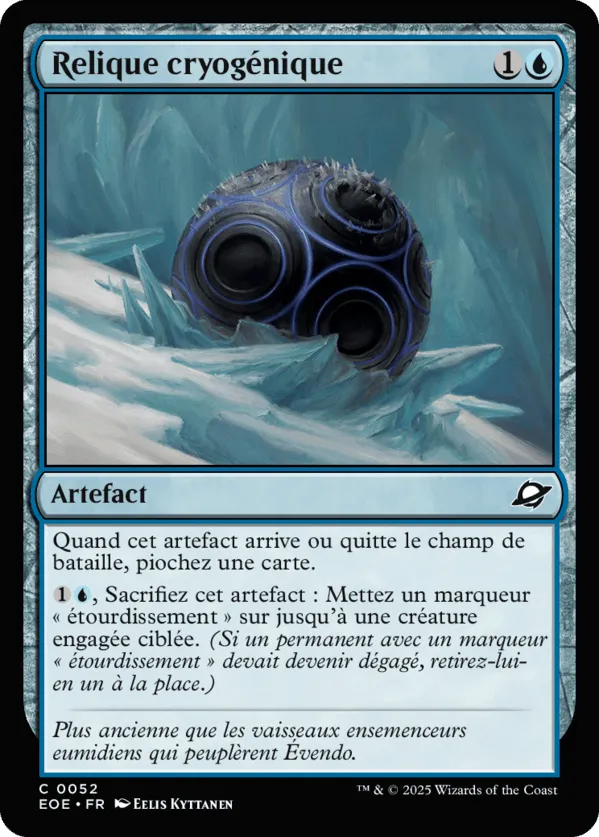 Relique cryogénique — Edge of Eternities — Magic: The Gathering