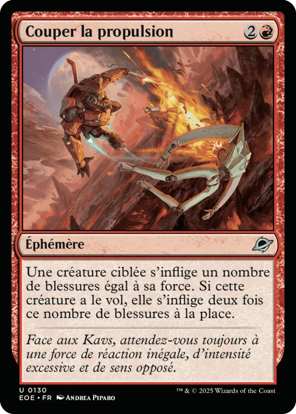 Couper la propulsion — Edge of Eternities — Magic: The Gathering