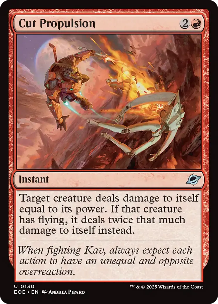 Cut Propulsion from Edge of Eternities - Magic: The Gathering