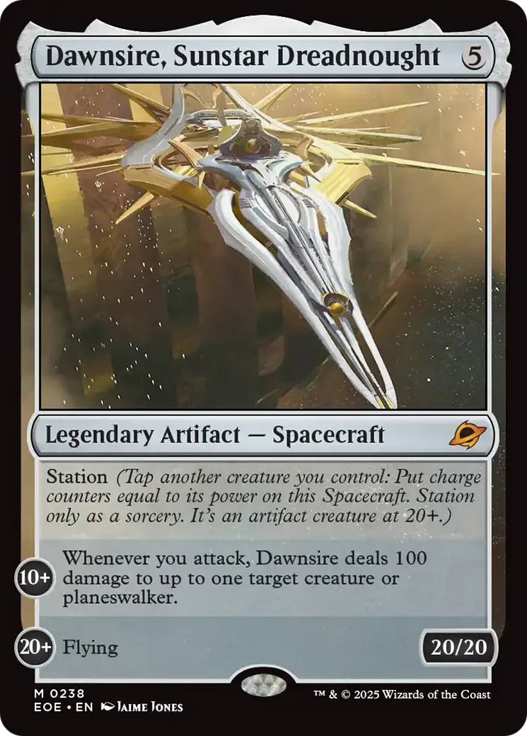 Père de l'aube, cuirassé de Solétoile — Edge of Eternities — Magic: The Gathering