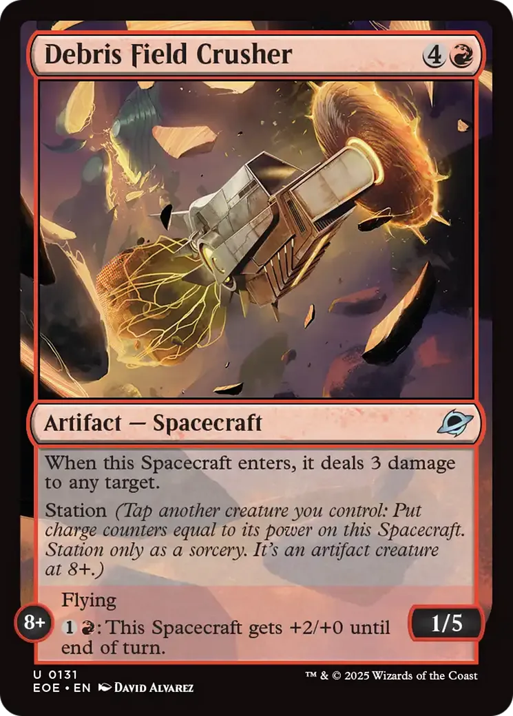 Écrabouilleur de champ de débris — Edge of Eternities — Magic: The Gathering