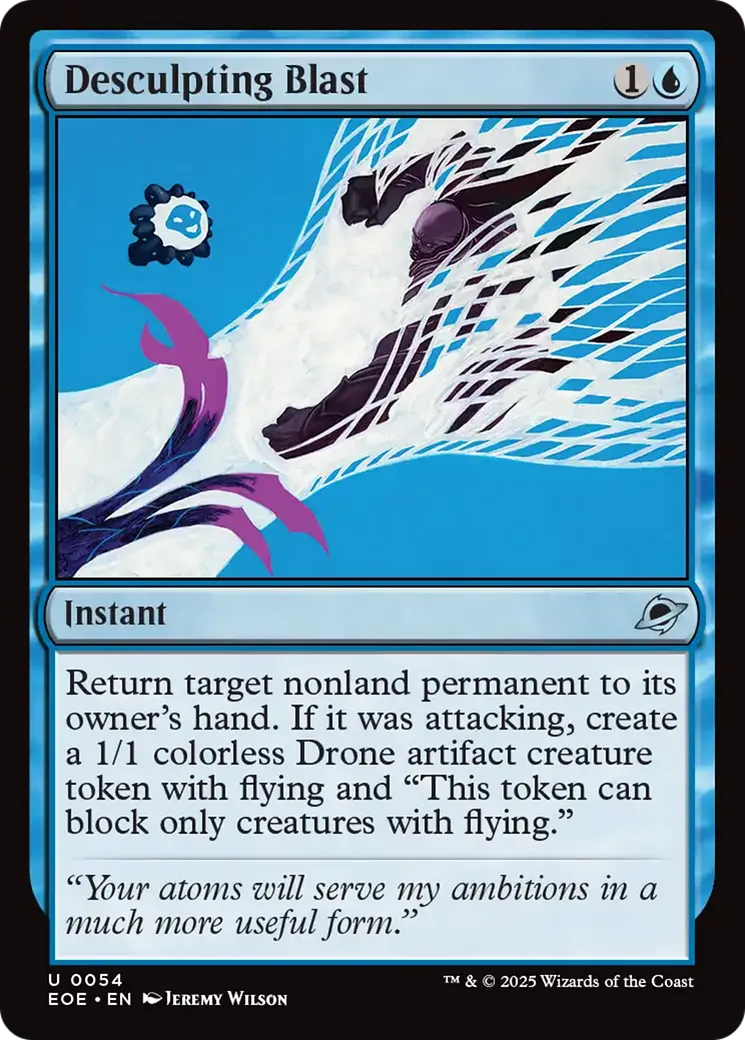 Salve de désculpture — Edge of Eternities — Magic: The Gathering