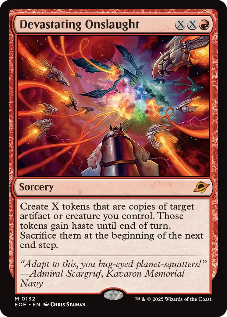 Devastating Onslaught — Edge of Eternities — Magic: The Gathering