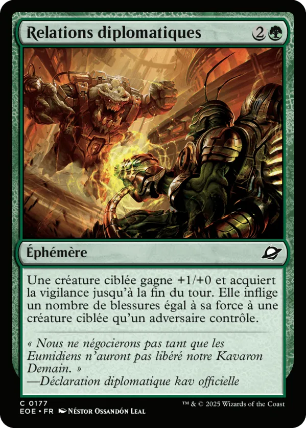 Relations diplomatiques — Edge of Eternities — Magic: The Gathering