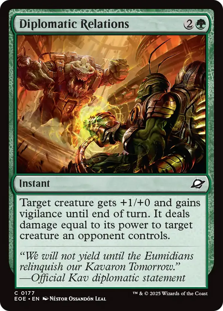 Relations diplomatiques — Edge of Eternities — Magic: The Gathering