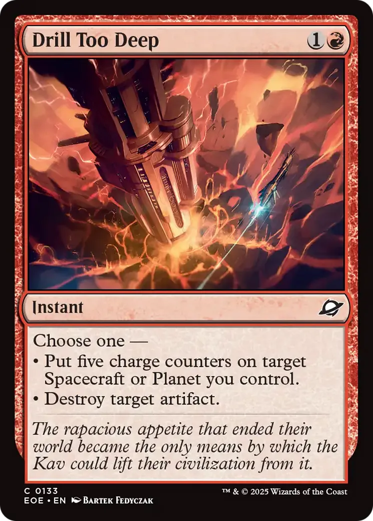 Drill Too Deep — Edge of Eternities — Magic: The Gathering