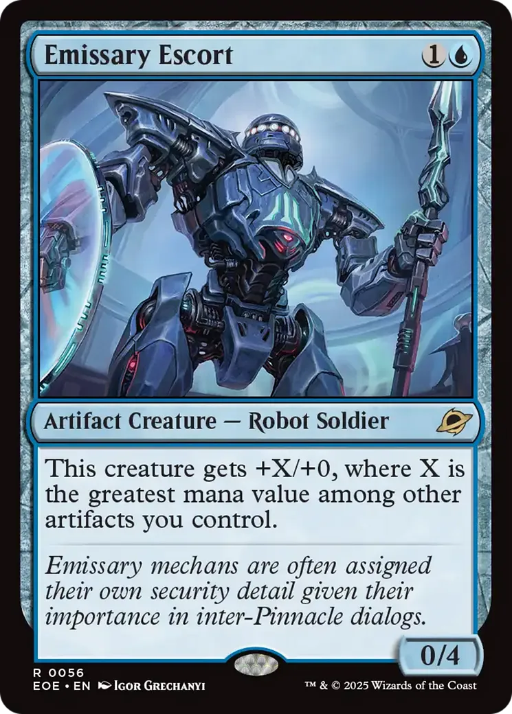 Escorte d'émissaire — Edge of Eternities — Magic: The Gathering