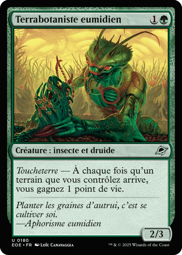 Terrabotaniste eumidien — Edge of Eternities — Magic: The Gathering
