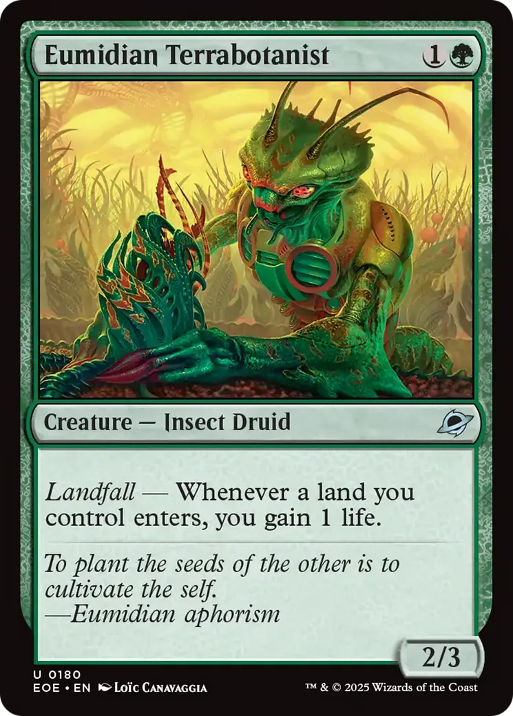 Terrabotaniste eumidien — Edge of Eternities — Magic: The Gathering