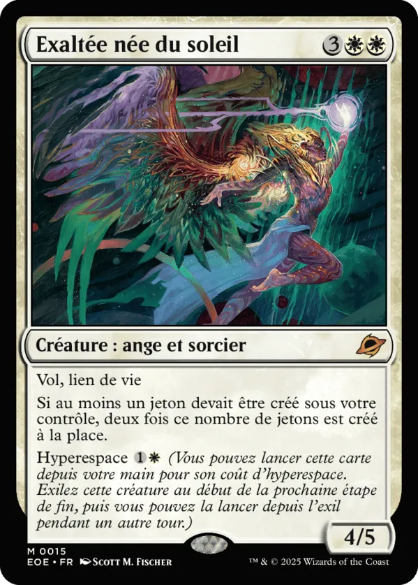 Exaltée née du soleil — Edge of Eternities — Magic: The Gathering