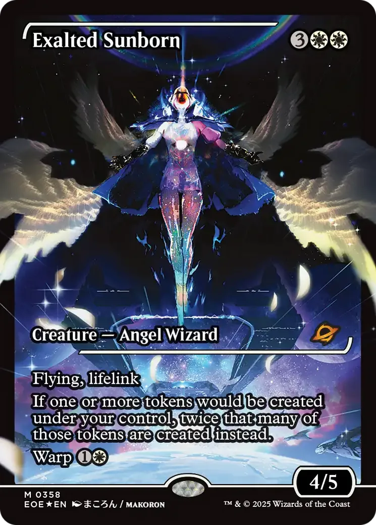 Exaltée née du soleil from Edge of Eternities - Magic: The Gathering